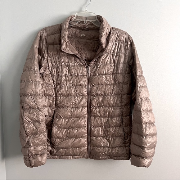 GigrtiJin Womens Puffer Jackets Pullover Quilted Lightweight Jacket Long Sleeves Half Zip Up Coat With Pockets